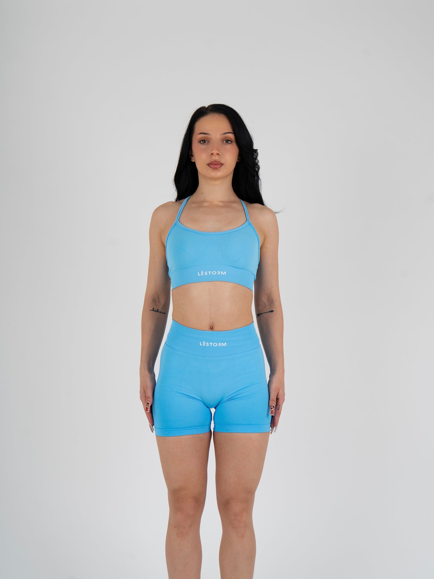 Impact blue bra