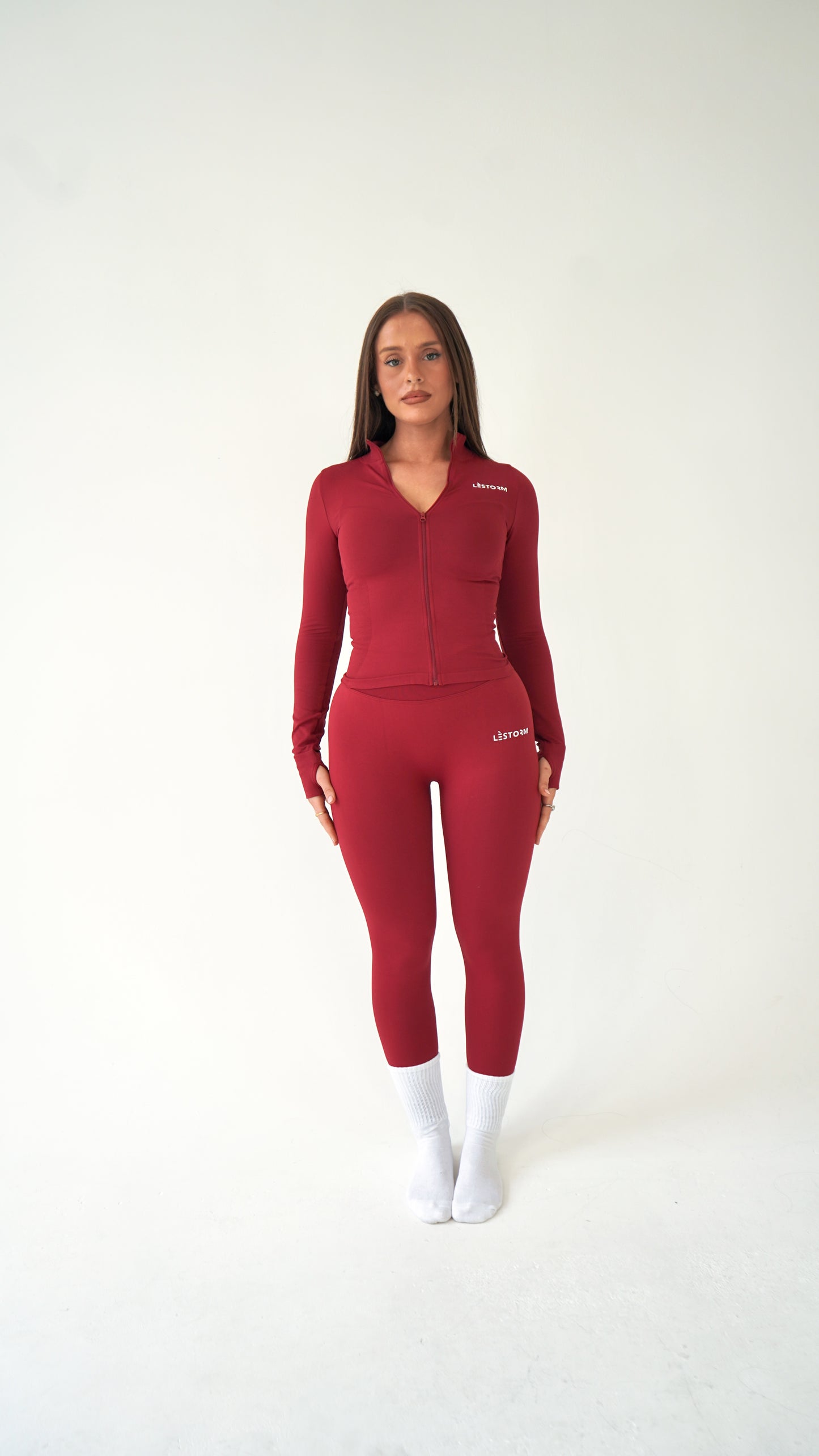 Lift Jacket Full zip Red cherry