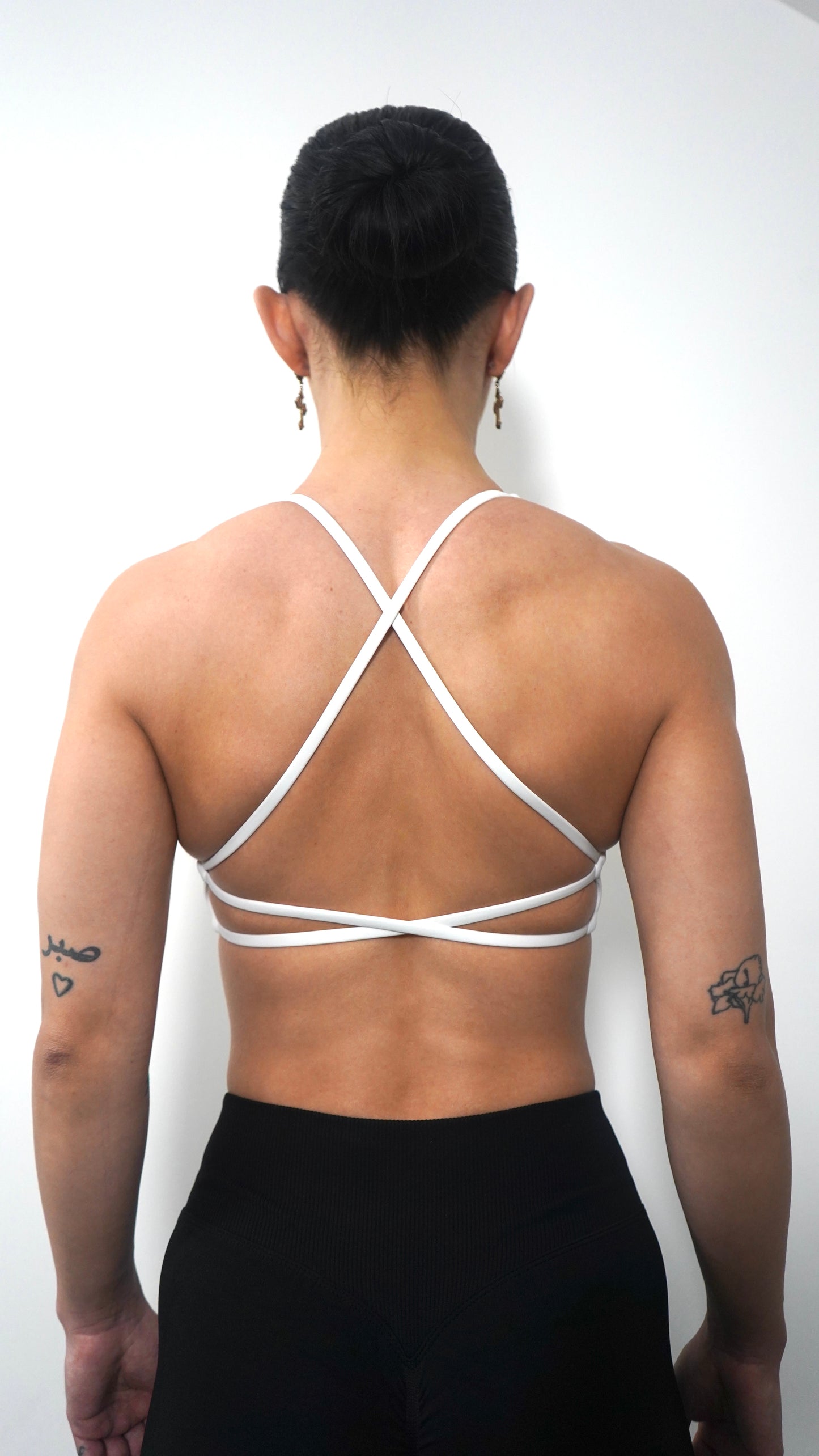 Twist Sports Bra white