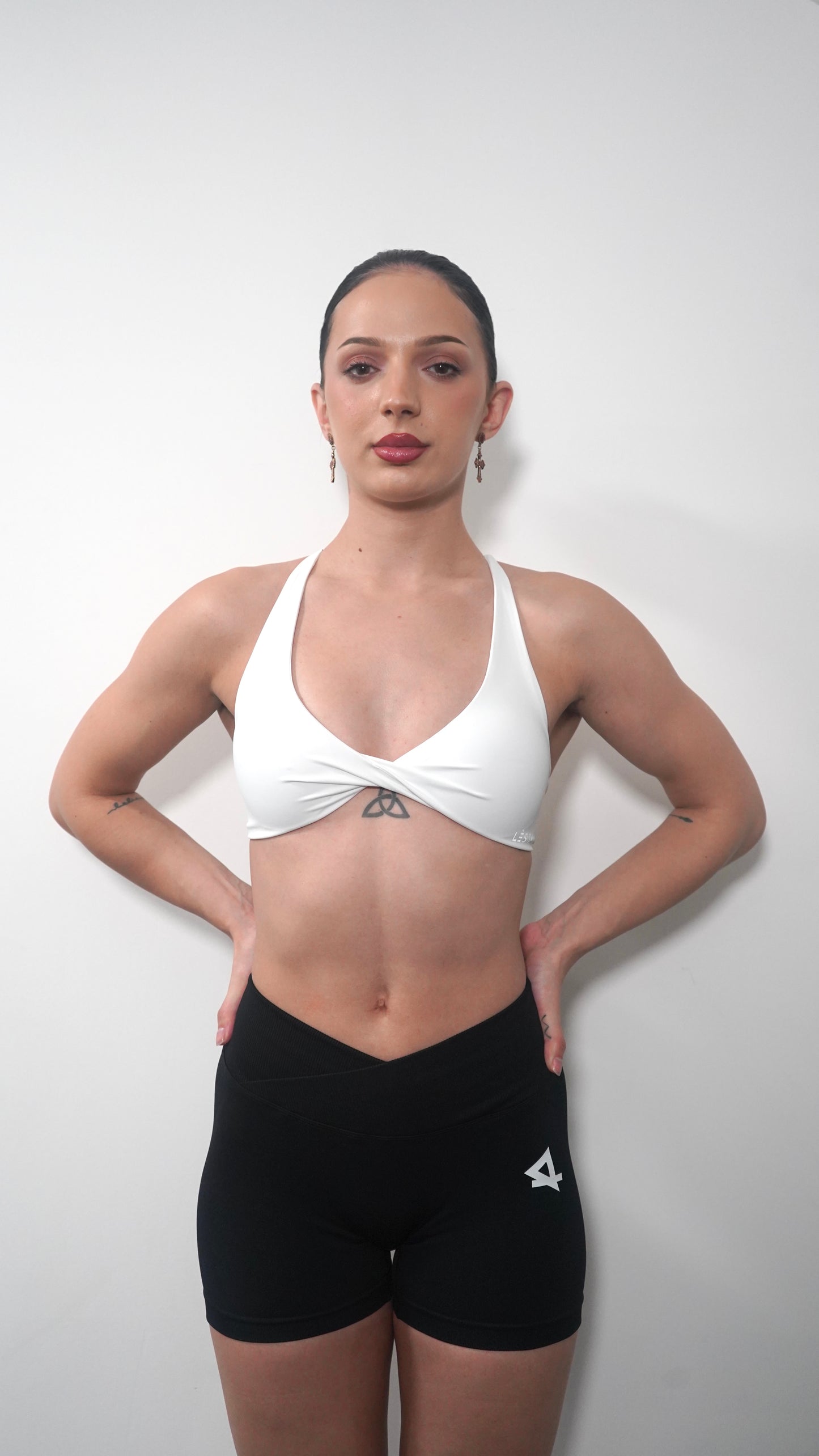 Twist Sports Bra white