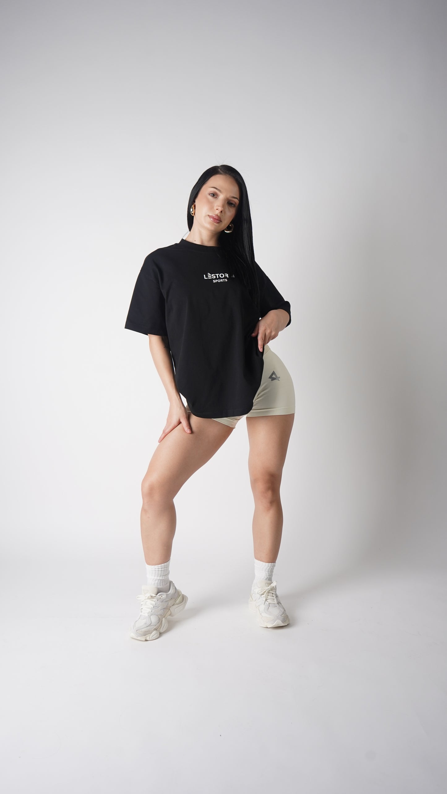 Black oversized performance T-Shirt