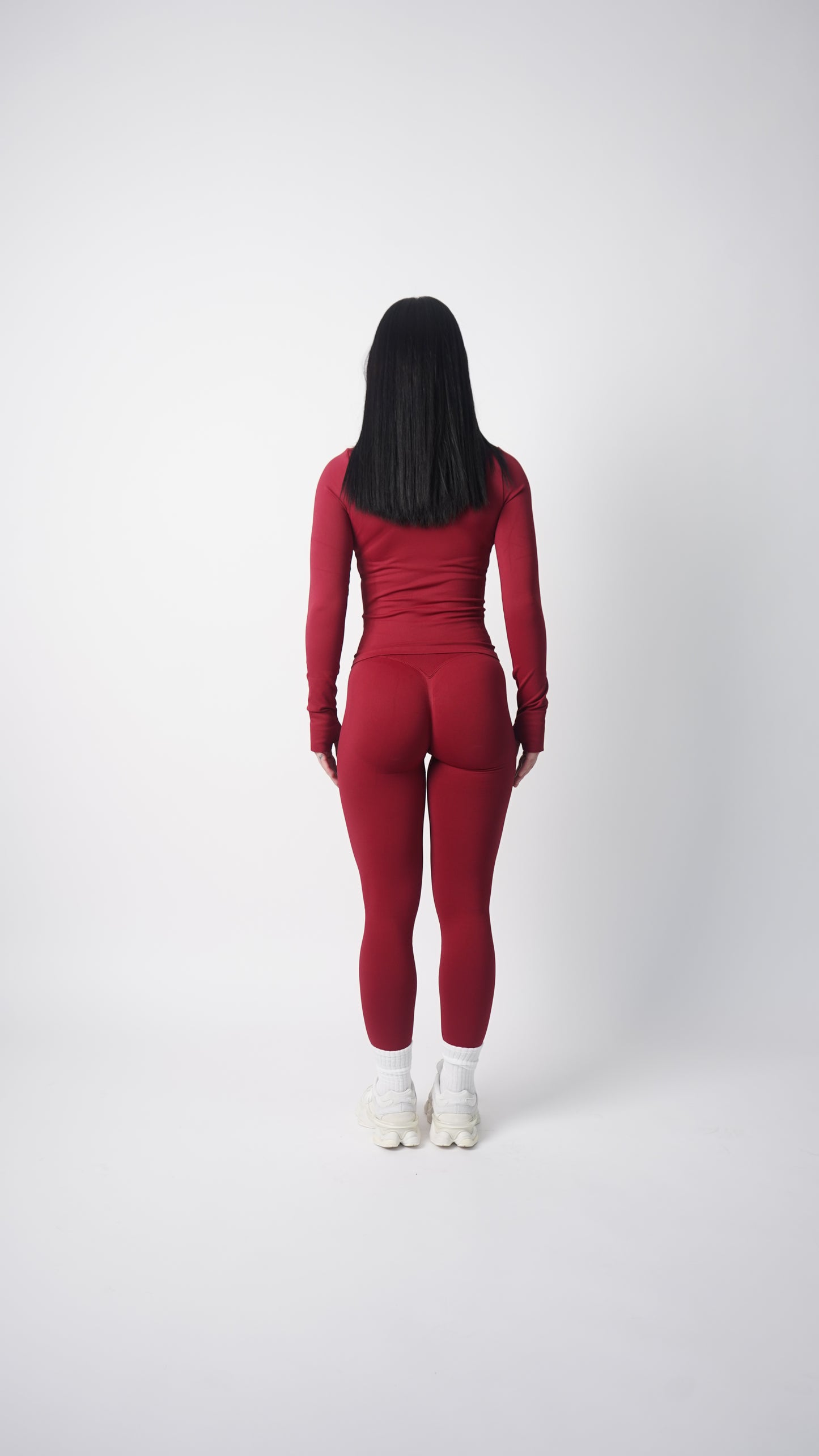 Lift Scrunch Leggings cherry red