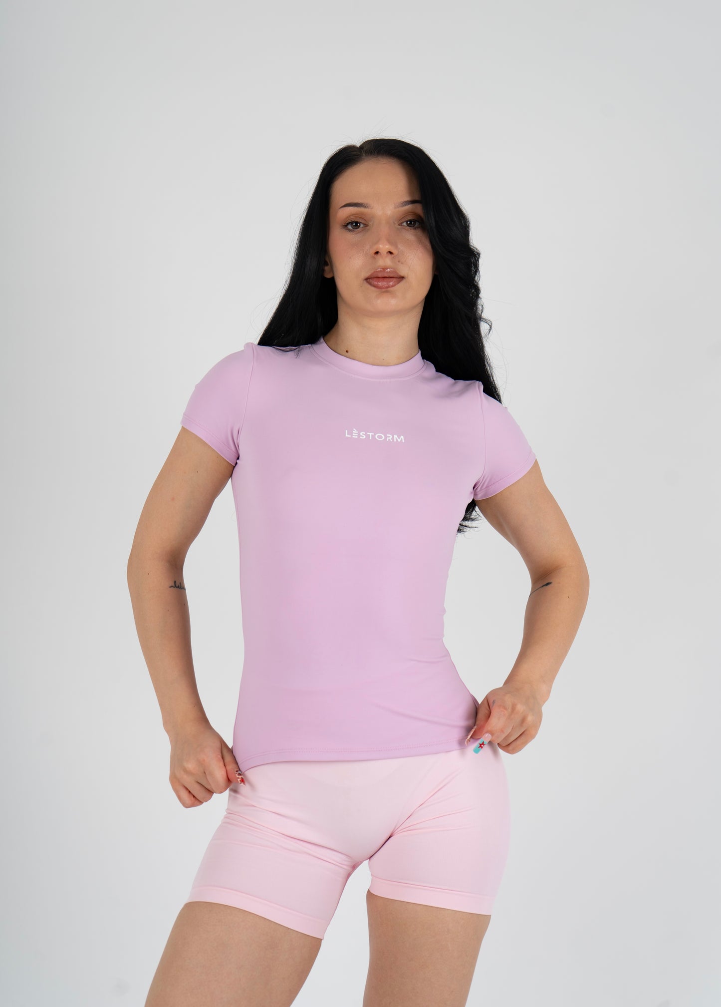 Lilac Enhance short sleeve top