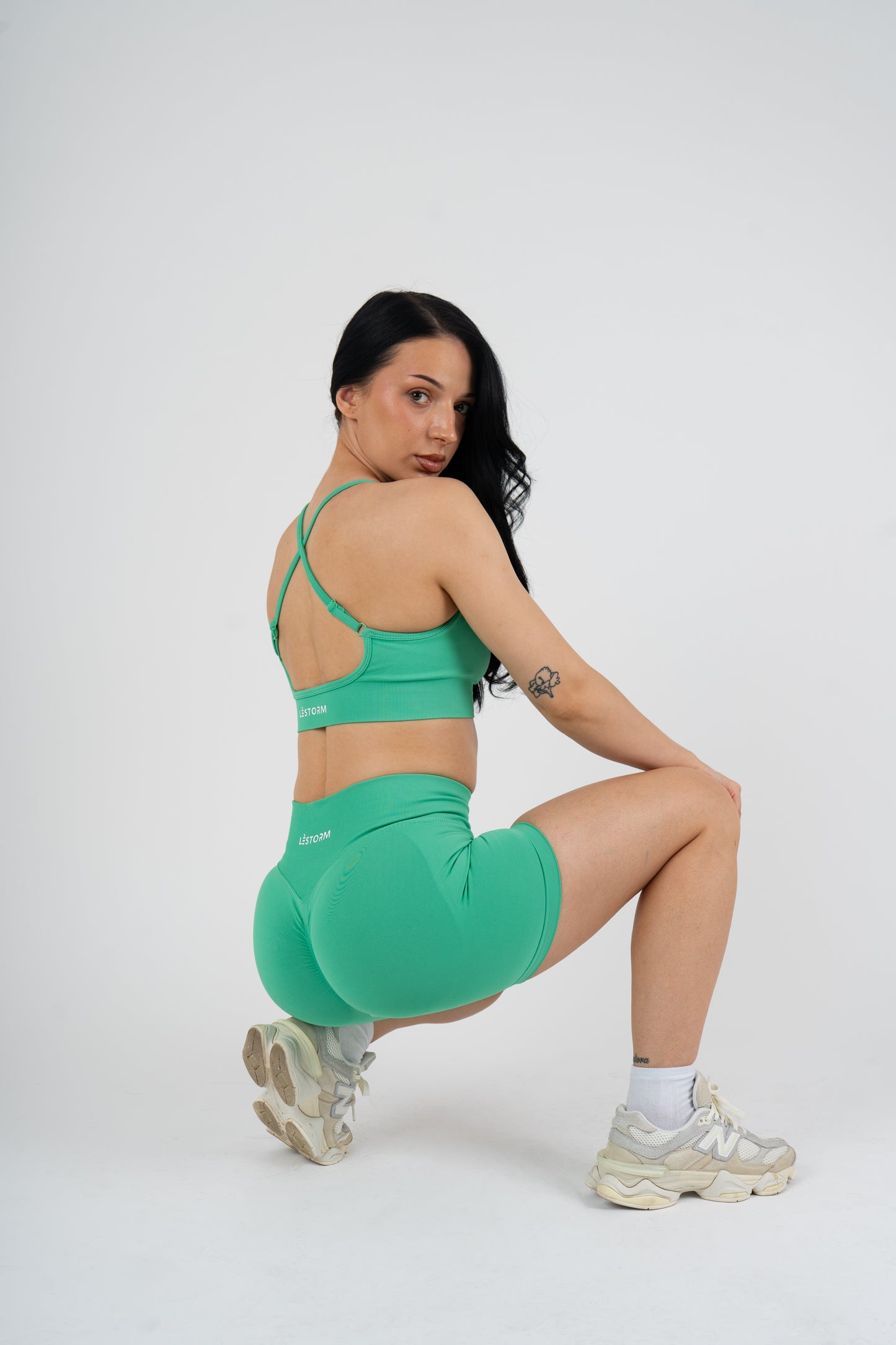 Impact green shorts