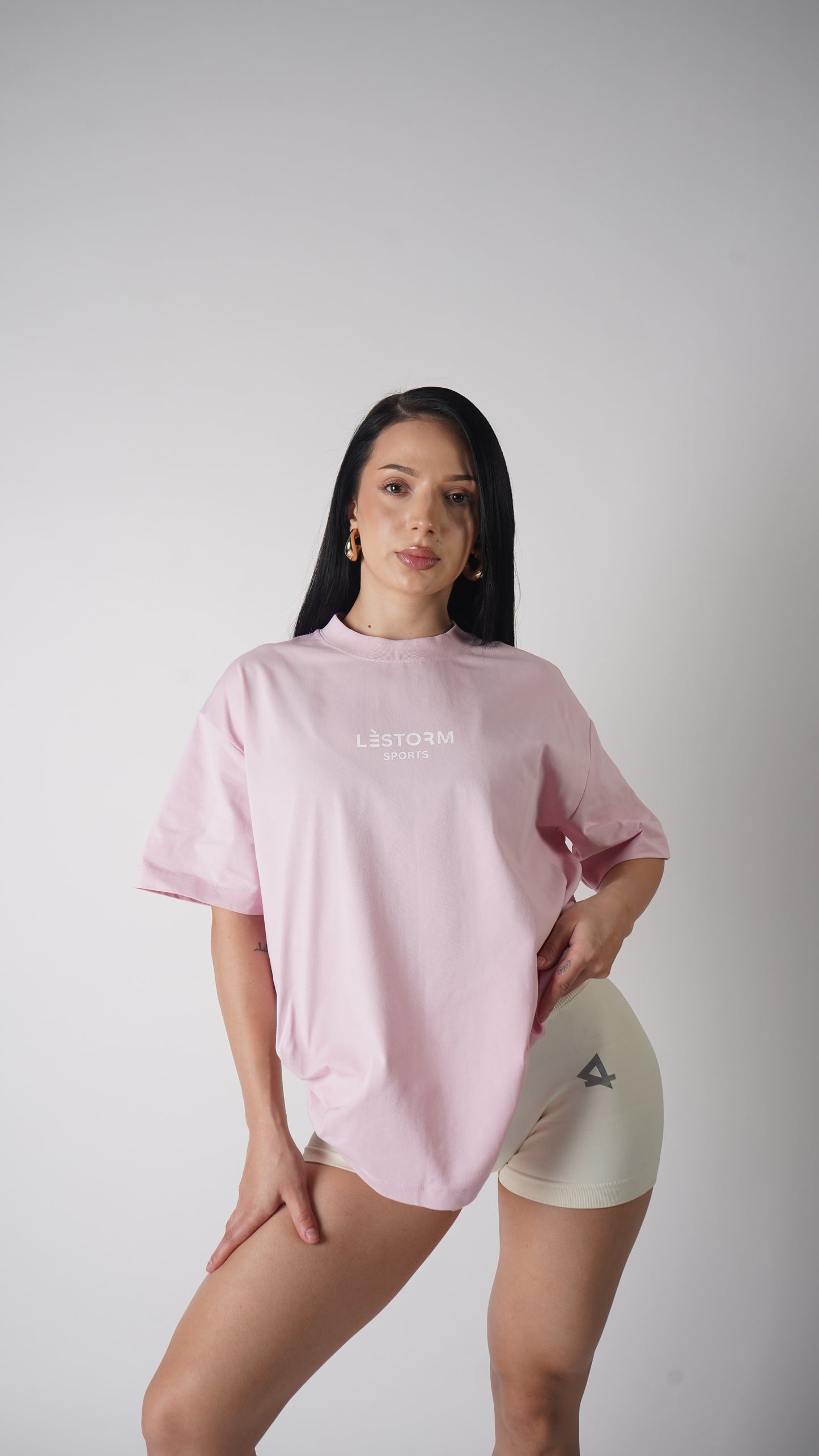 Pink oversized performance T-Shirt