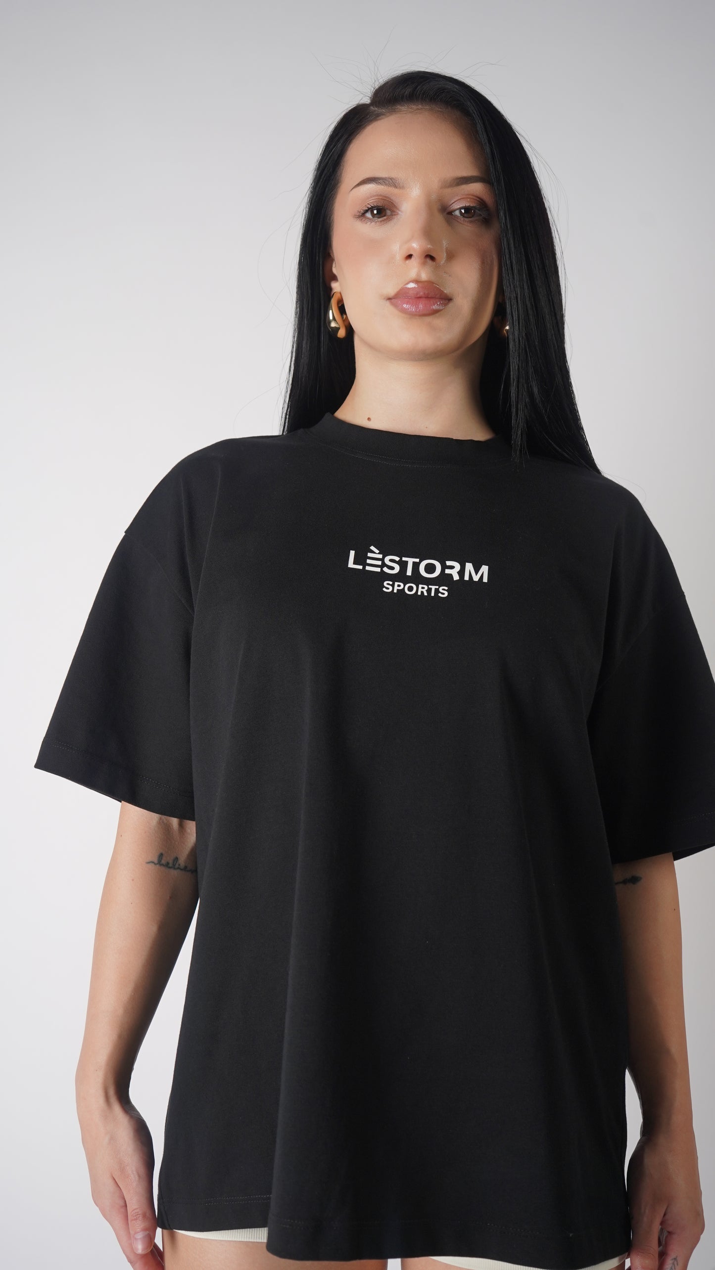 Black oversized performance T-Shirt
