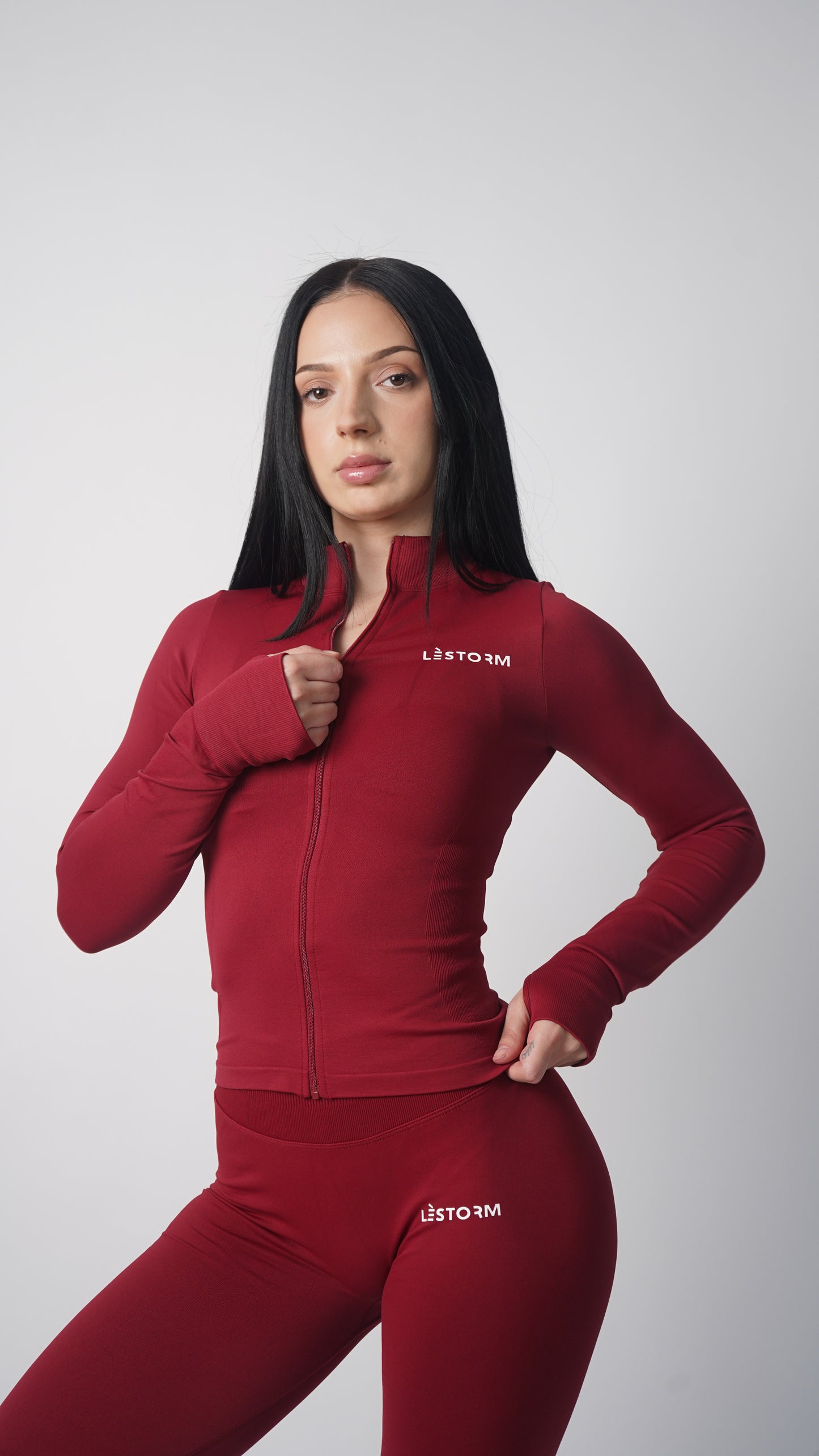 Lift Jacket Full zip Red cherry