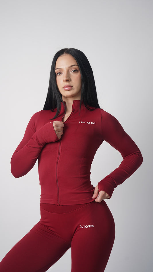 Lift Jacket Full zip Red cherry