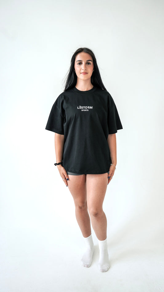 Black oversized performance T-Shirt
