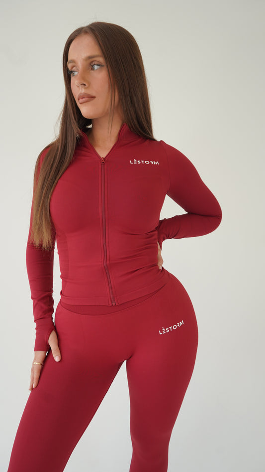 Lift Jacket Full zip Red cherry