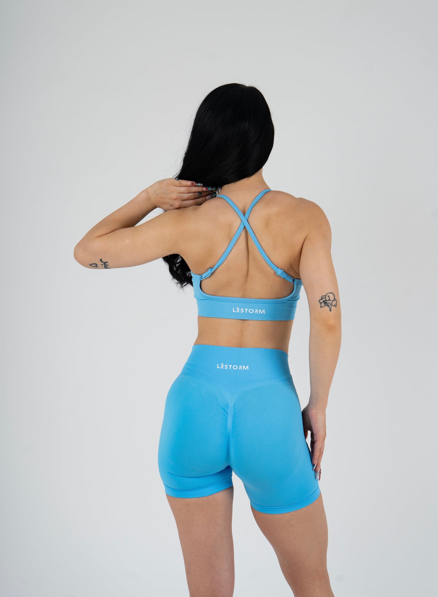 Impact blue bra