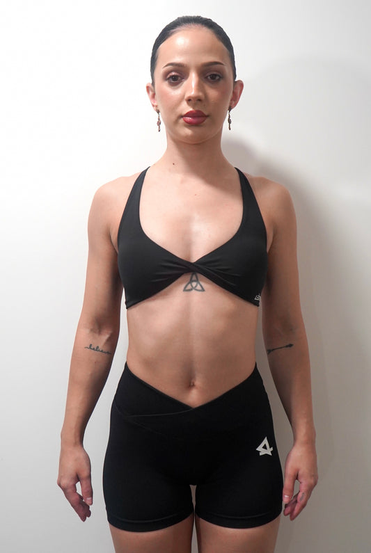 Twist Sports Bra Black