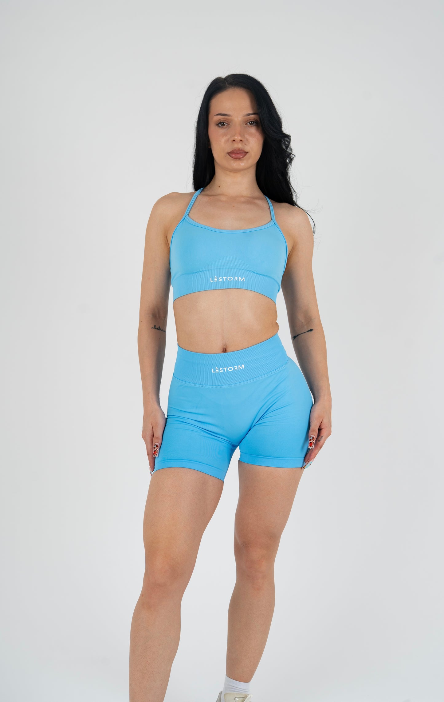 Impact blue bra