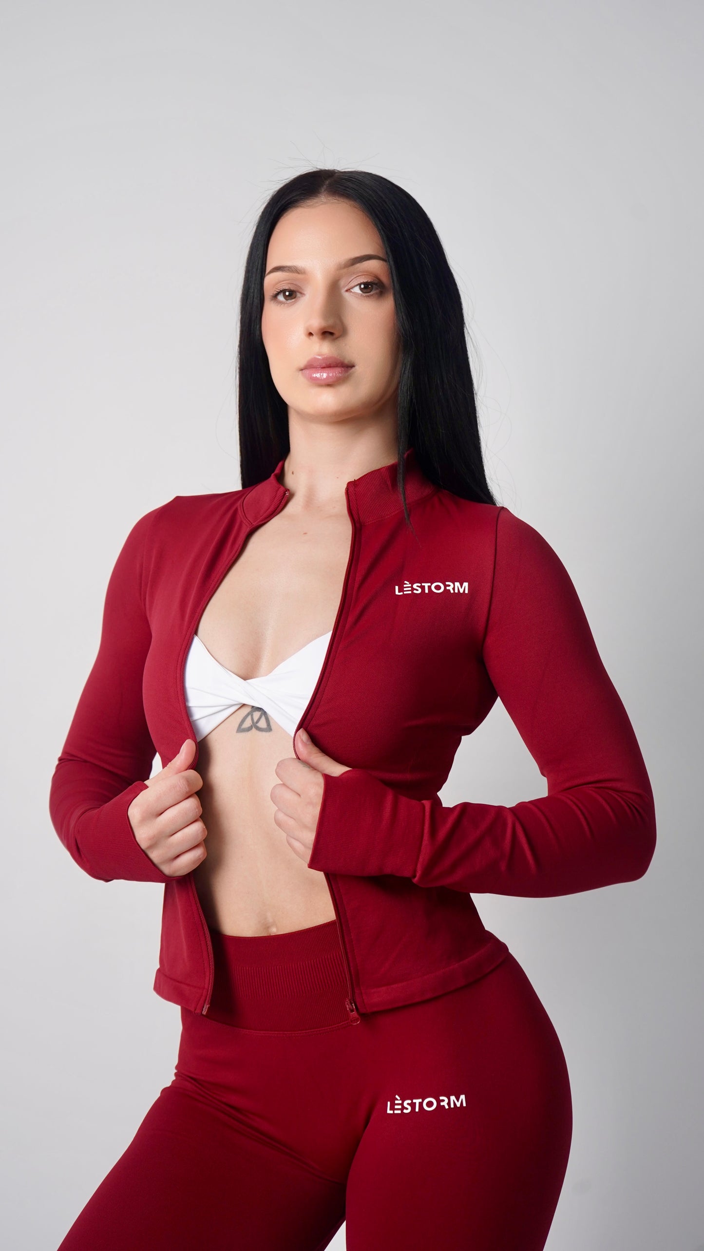 Lift Jacket Full zip Red cherry
