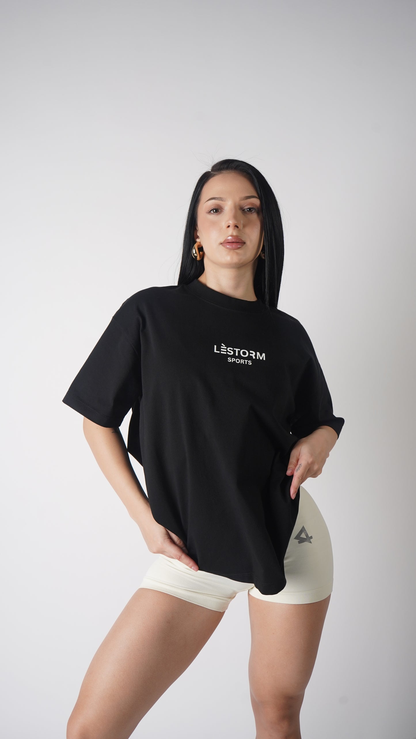 Black oversized performance T-Shirt