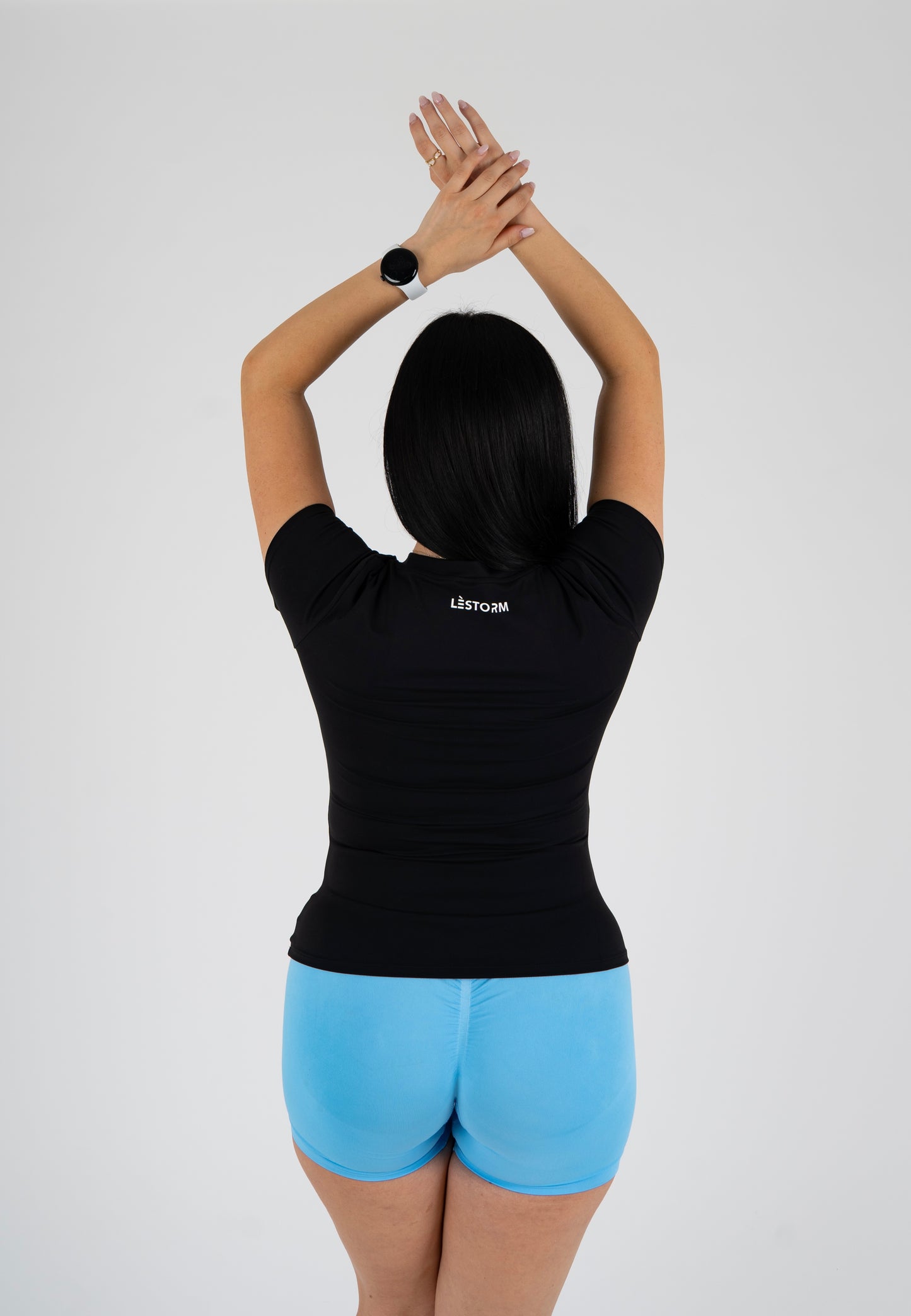 Black Enhance short sleeve top