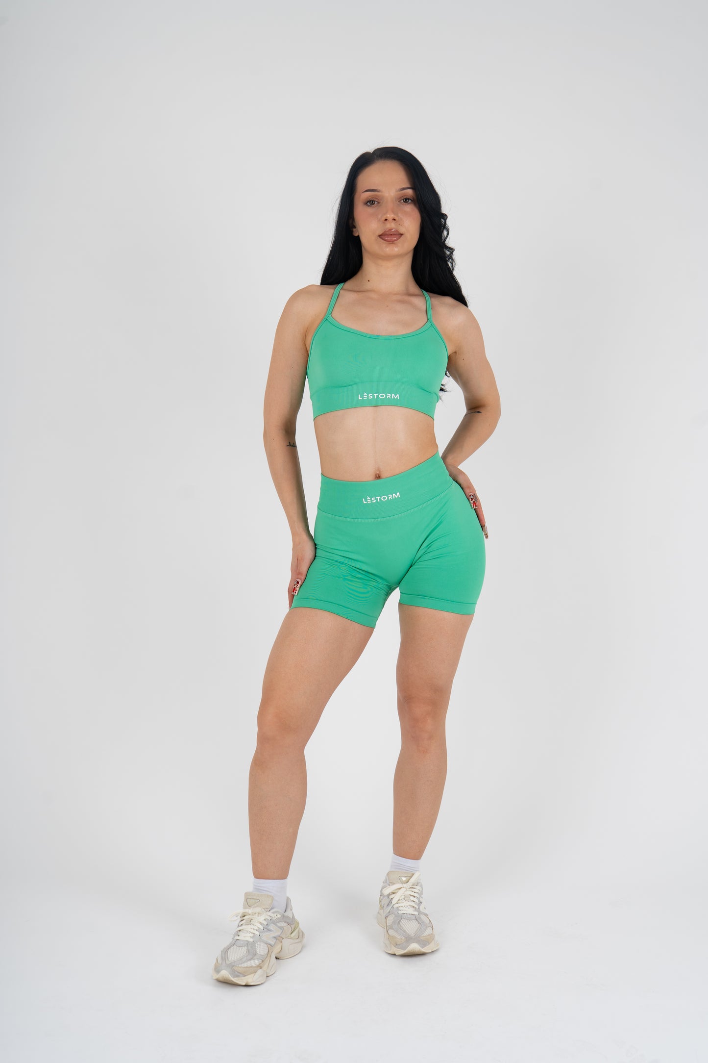 Impact green shorts