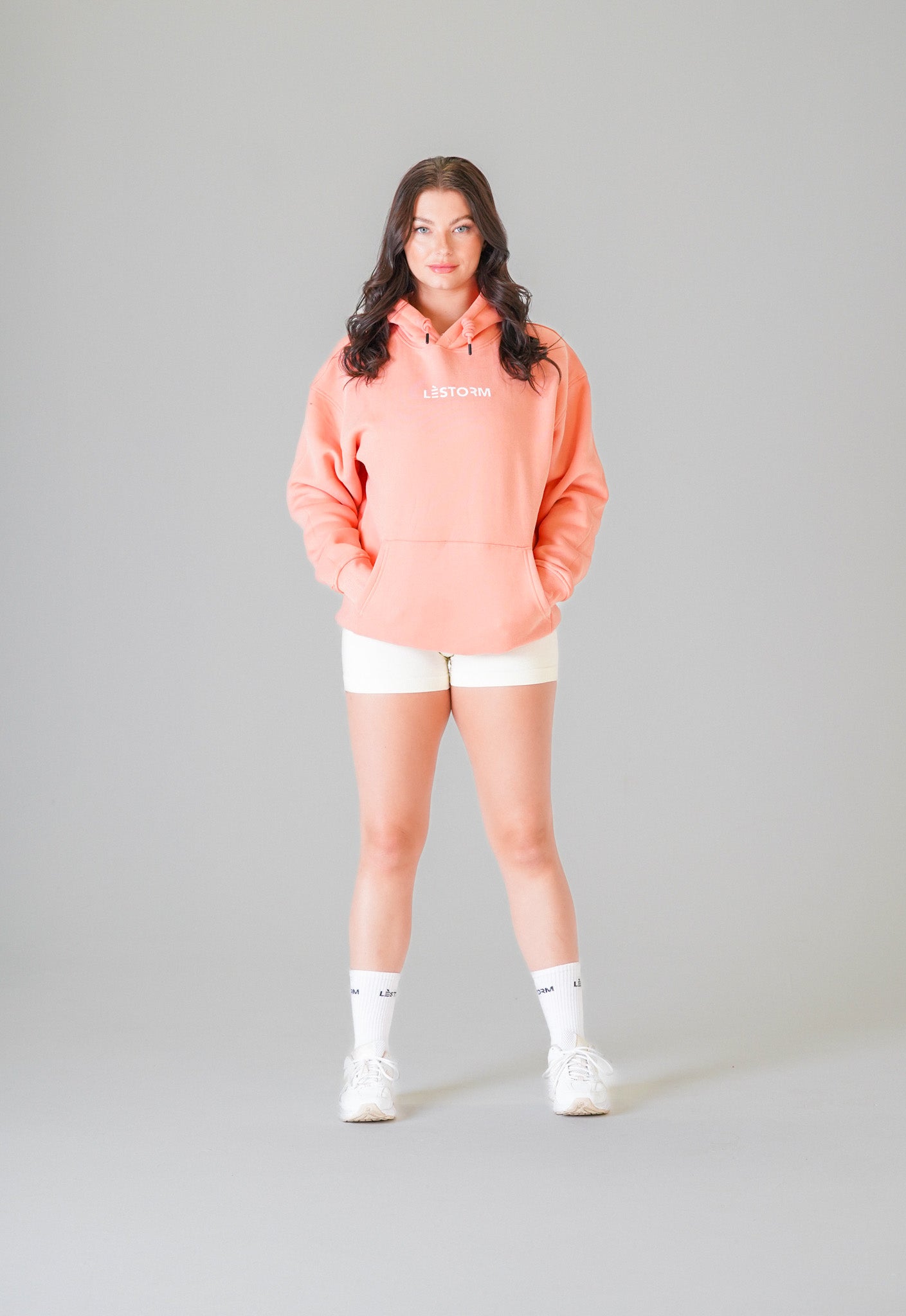 Eclipse Peach Hoodie