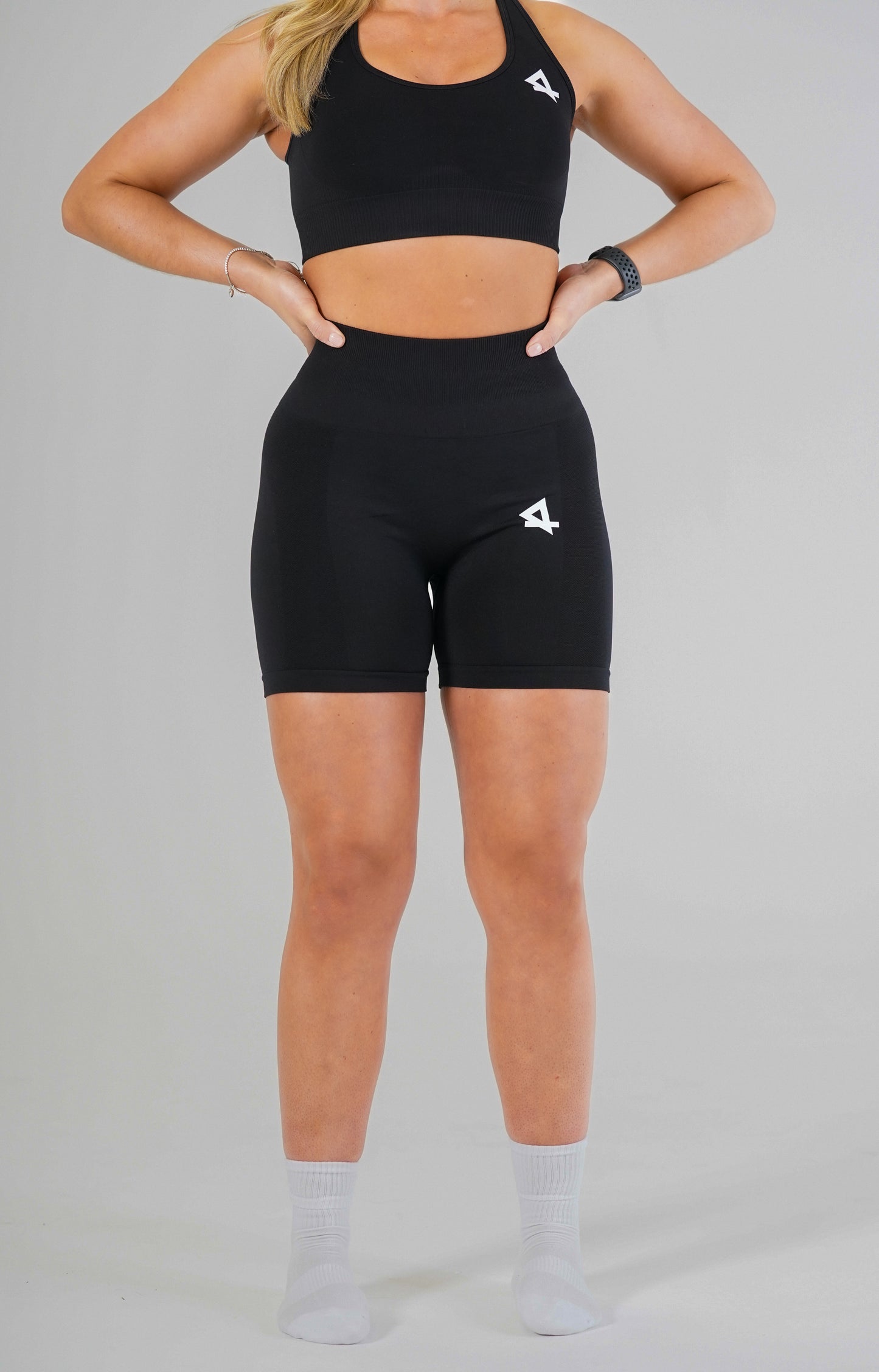 Rise Collection Black Shorts