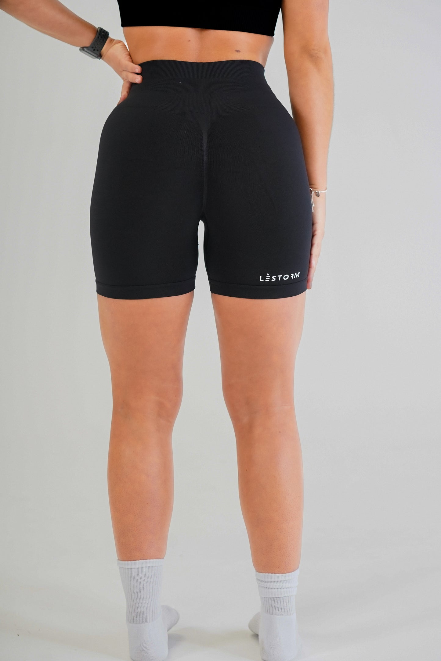 Rise Collection Black Shorts