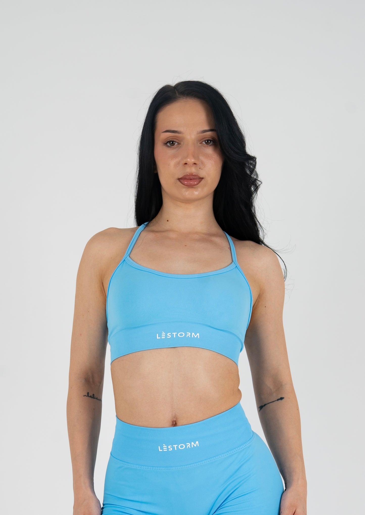 Impact blue bra