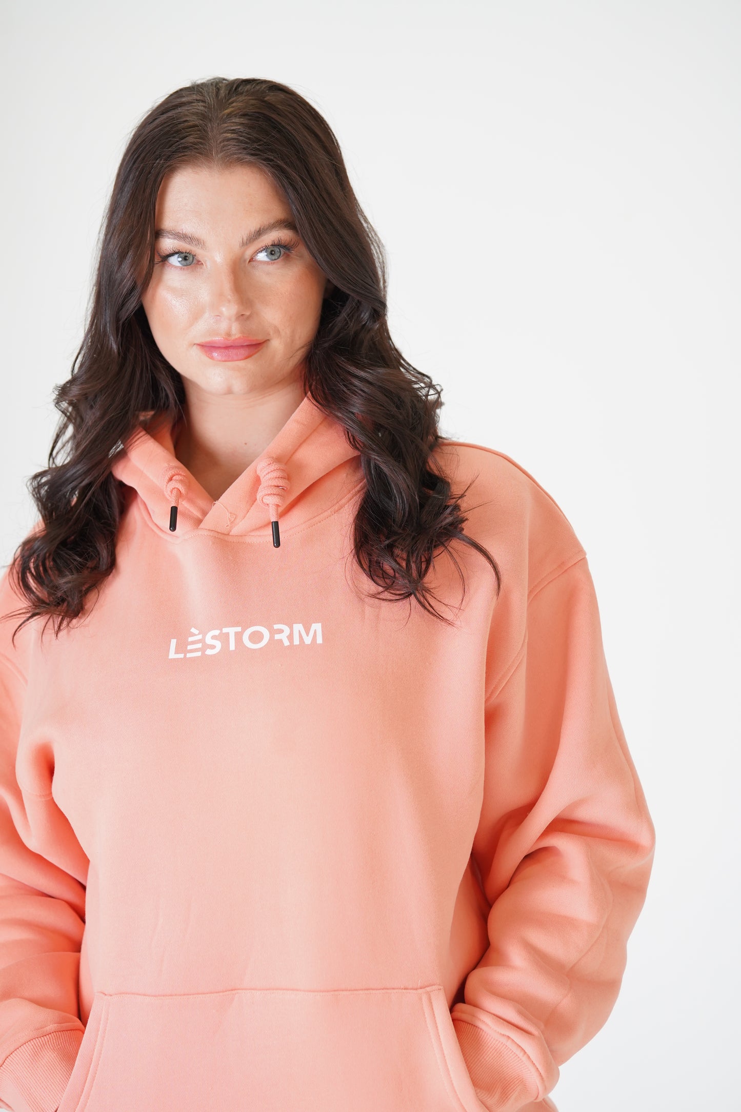 Eclipse Peach Hoodie