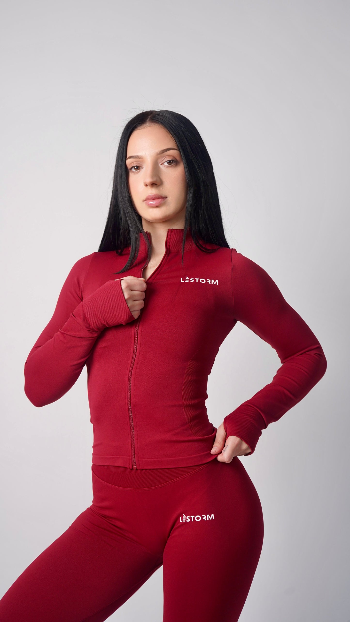 Lift Jacket Full zip Red cherry