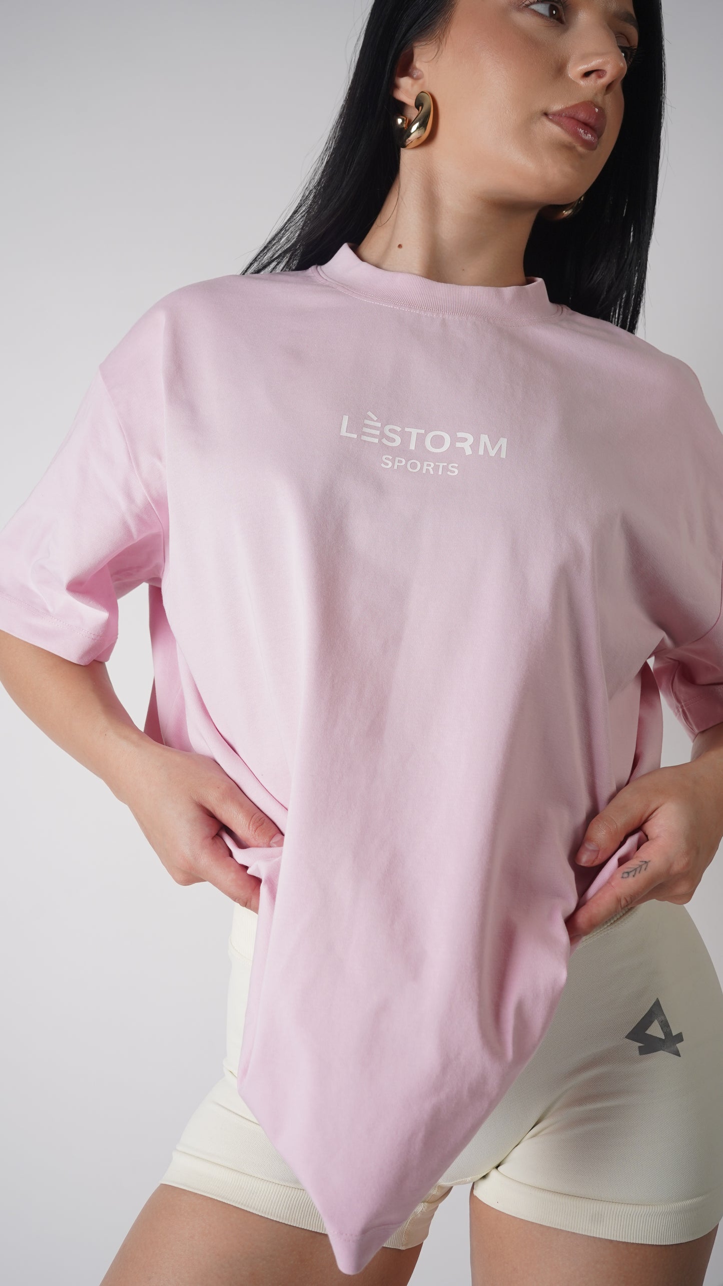 Pink oversized performance T-Shirt